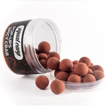 SQUAT CARP - Plávajúce Boilies Pop Up 12 mm 60 g Spicy Crab