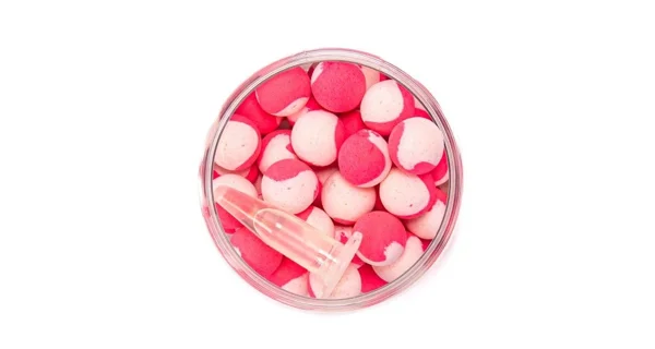 SQUAT CARP - Plávajúce boilies Pop Up 12 mm 60 g Strawberry Lollipop
