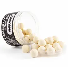 SQUAT CARP - Plávajúce boilies Pop Up 16 mm 60 g Black Pepper & Asa