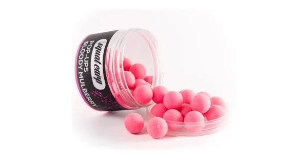 SQUAT CARP - Plávajúce boilies Pop Up 16 mm 60 g Bloody Mulberry