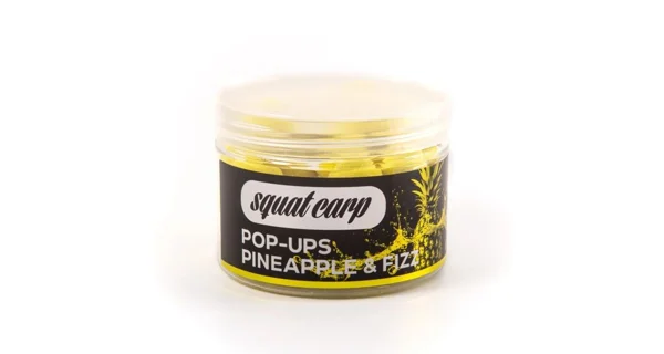 SQUAT CARP - Plávajúce boilies Pop Up 16 mm 60 g Pineapple & Fizz