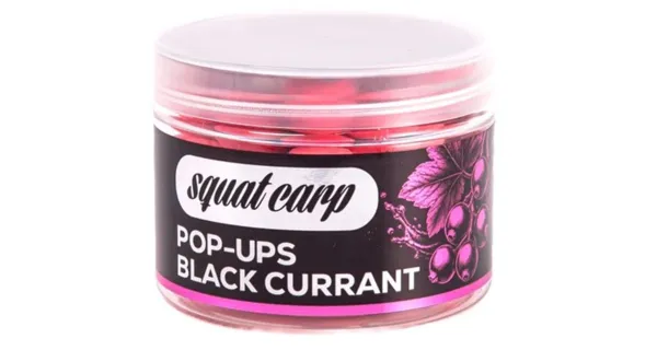 SQUAT CARP - Plávajúce Boilies Pop-Up BlackCurrant 60 g 16 mm