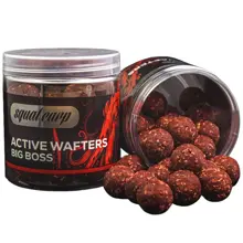 SQUAT CARP - Rozpustné neutrálne vyvážené boilies Active Wafters Big Boss 24 mm 150 g