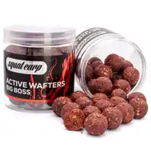 SQUAT CARP - Rozpustné neutrálne vyvážené boilies Active Wafters Big Boss 24 mm 150 g