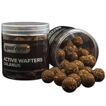 SQUAT CARP - Rozpustné neutrálne vyvážené boilies Active Wafters Calanus 18 mm 150 g