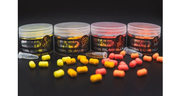 SQUAT CARP - Wafters Dumbells Peach & Pepper 10x16 mm