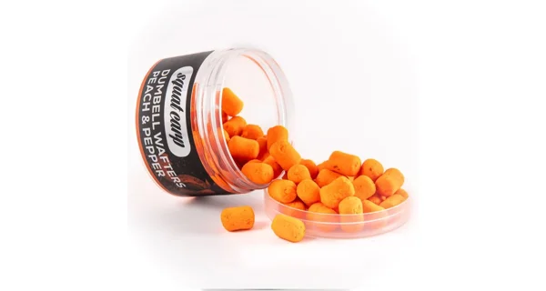 SQUAT CARP - Wafters Dumbells Peach & Pepper 10x16 mm
