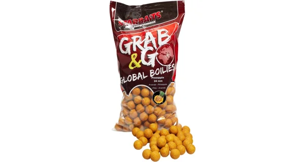 STARBAITS - Boilie Grab & Go Global Pineapple 20 mm 2,5 kg