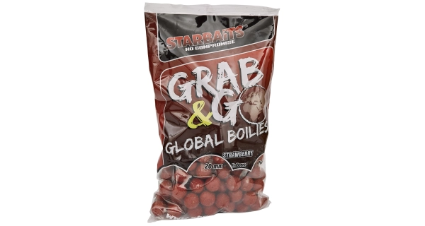 STARBAITS - Boilie Grab & Go Global Strawberry Jam 20 mm 1 kg