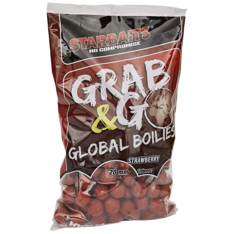 STARBAITS - Boilie Grab & Go Global Strawberry Jam 20 mm 1 kg