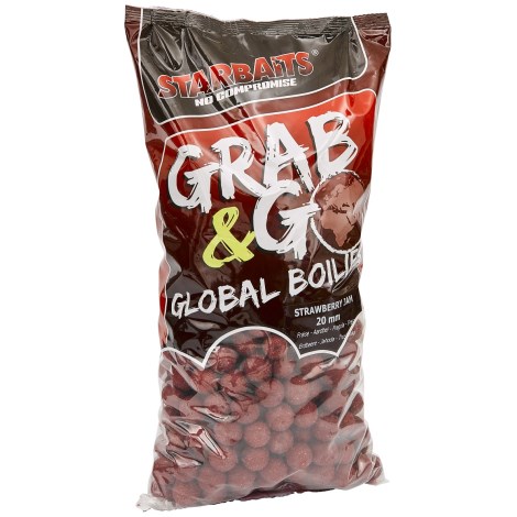 STARBAITS - Boilie Grab & Go Global Strawberry Jam 20 mm 2,5 kg