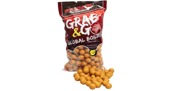 STARBAITS - Boilie Grab & Go Global Sweet Corn 14 mm 800 g