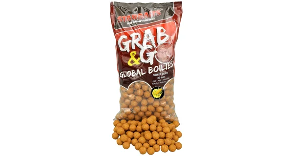 STARBAITS - Boilie Grab & Go Global Sweet Corn 20 mm 2,5 kg