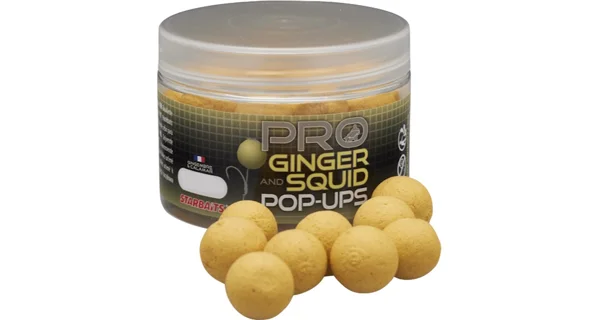 STARBAITS - Boilie Pop Up Pro Ginger Squid 12 mm 50 g