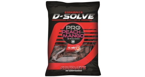 STARBAITS - Boilies D-Solve Pre Peach Mango 20 mm 2,5 kg