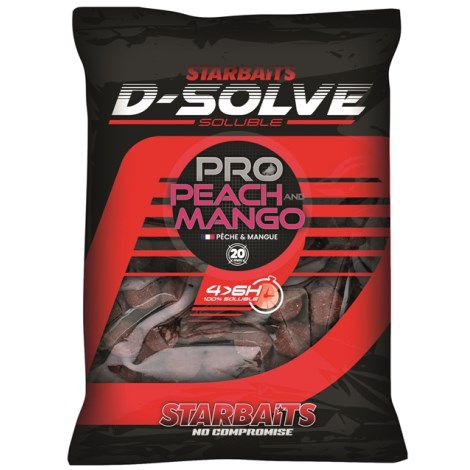 STARBAITS - Boilies D-Solve Pre Peach Mango 20 mm 2,5 kg