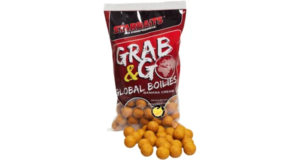 STARBAITS - Boilies G&G Global 14 mm 800 g Banana Cream