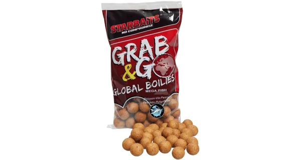STARBAITS - Boilies G&G Global 24 mm 800 g Mega Fish