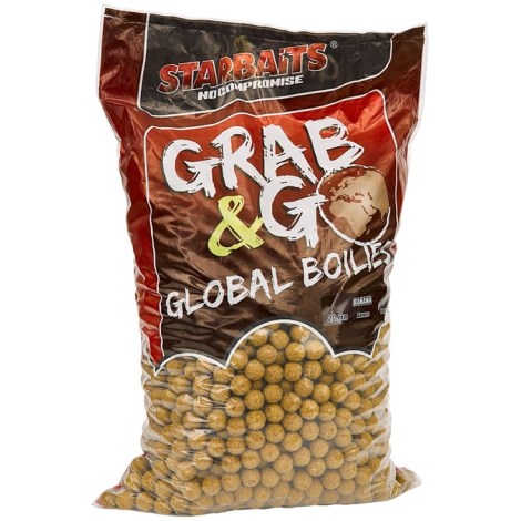 STARBAITS - Boilies Grab & Go Global Banana Cream 20 mm 5 kg