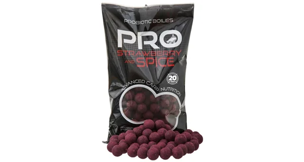 STARBAITS - Boilies Pre Strawberry Spice 24 mm 800 g