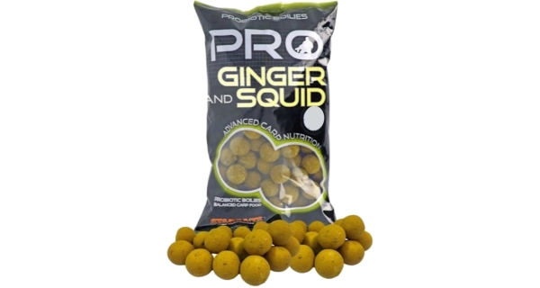 STARBAITS - Boilies Pro Ginger Squid 20 mm 800 g