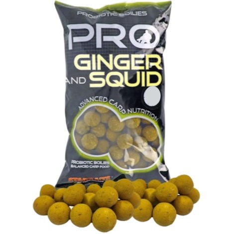 STARBAITS - Boilies Pro Ginger Squid 20 mm 800 g