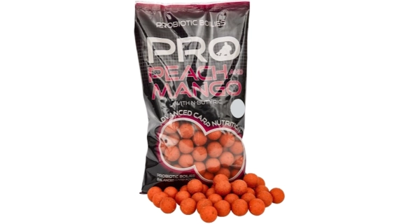 STARBAITS - Boilies Pro Peach Mango 20 mm 800 g