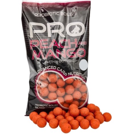 STARBAITS - Boilies Pro Peach Mango 20 mm 800 g