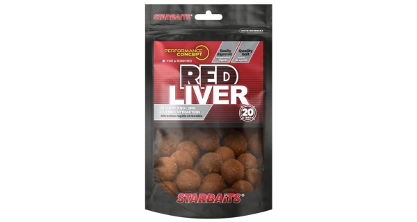 STARBAITS - Boilies Red Liver 20 mm 200 g