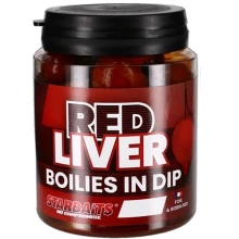 STARBAITS - Boilies v dipe Concept Red Liver 24 mm 150 g
