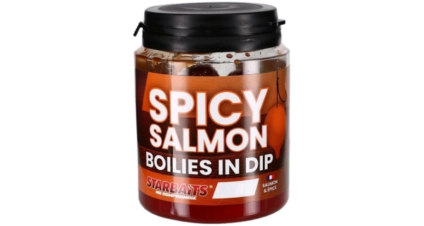STARBAITS - Boilies v dipe Concept Spicy Salmon 24 mm 150 g