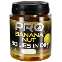 STARBAITS - Boilies v dipe Probiotic Banana Nut 24 mm 150 g