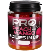 STARBAITS - Boilies v dipe Probiotic Broskyňa mango 24 mm 150 g
