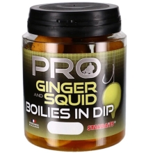 STARBAITS - Boilies v dipe Probiotic Ginger Squid 20 mm 150 g