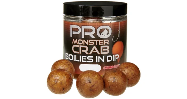 STARBAITS - Boilies v dipe Probiotic Monster Crab 20 mm 150 g