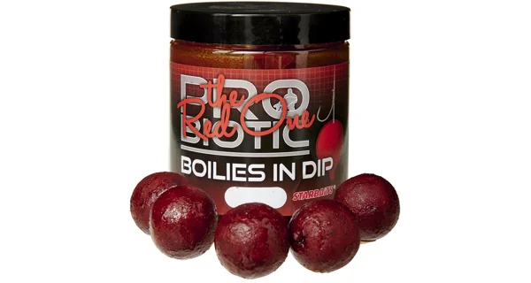 STARBAITS - Boilies v dipe Probiotic Red One 24 mm 150 g