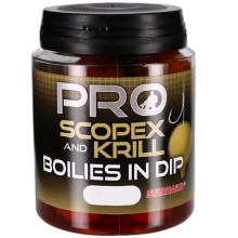 STARBAITS - Boilies v dipe Probiotic Scopex Krill 20 mm 150 g