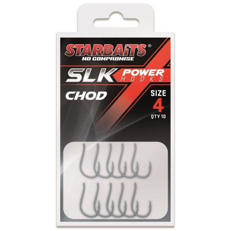 STARBAITS - Háčiky Power Hook PTFE Teflón Chod 4 (10 ks)