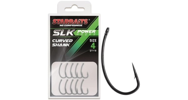STARBAITS - Háčiky Power Hook PTFE Teflón Curved Shank 8 (10 ks)