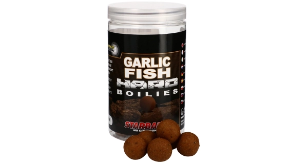 STARBAITS - Hard Boilies Garlic Fish 20 mm 200 g