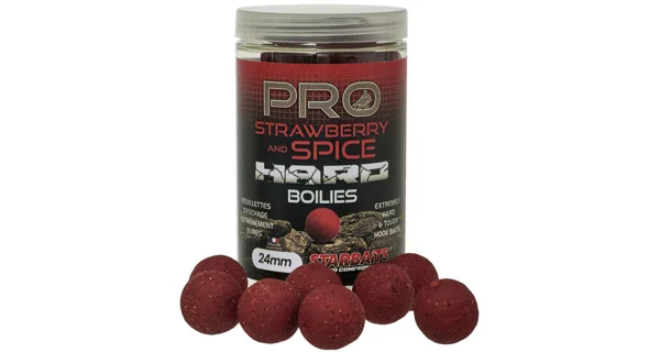 STARBAITS - Hard Boilies Pre Strawberry Spice 20 mm 200 g
