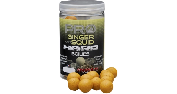 STARBAITS - Hard Boilies Pro Ginger Squid 24 mm 200 g