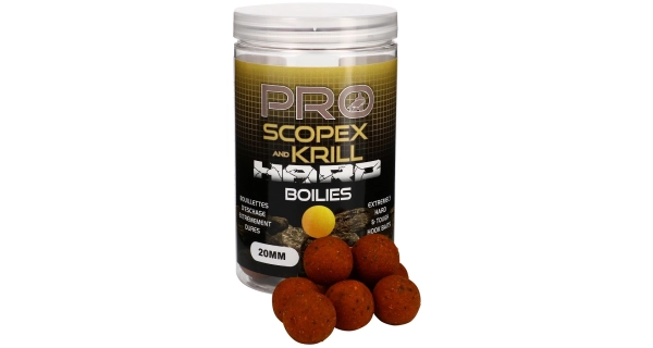 STARBAITS - Hard Boilies Pro Scopex Krill 20 mm 200 g