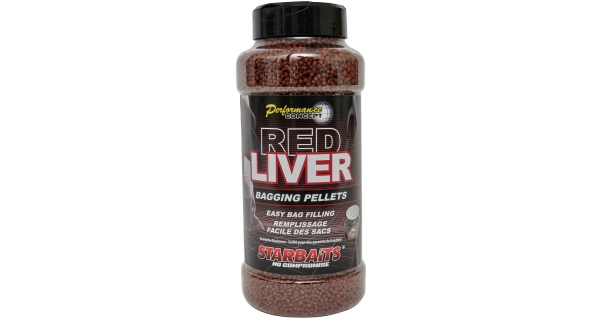 STARBAITS - Pelety Bagging Red Liver 700 g
