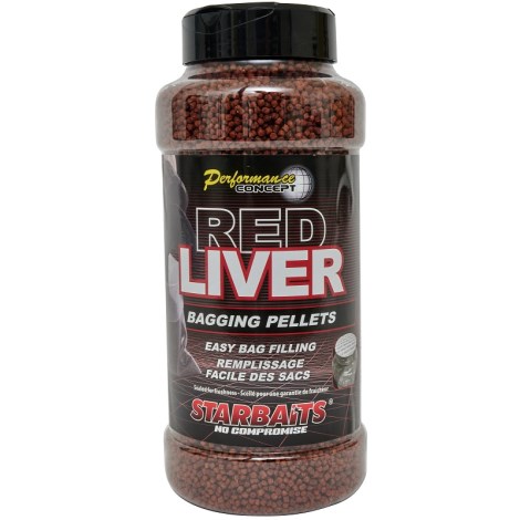 STARBAITS - Pelety Bagging Red Liver 700 g