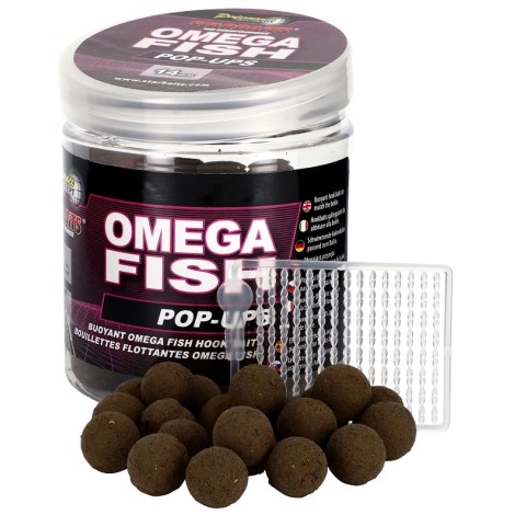 STARBAITS - Plávajúce boilie Omega Fish 14 mm 80 g
