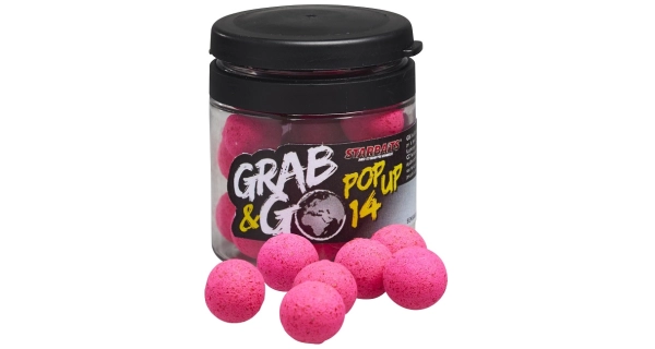 STARBAITS - Plávajúce Boilie Pop-Up G&G Global 20 g 14 mm Strawberry Jam