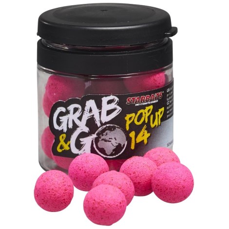 STARBAITS - Plávajúce Boilie Pop-Up G&G Global 20 g 14 mm Strawberry Jam