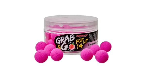 STARBAITS - Plávajúce Boilie Pop-Up G&G Global 20 g 14 mm Strawberry Jam