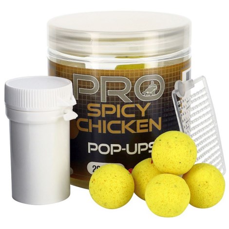 STARBAITS - Plávajúce Boilie Probiotic Spicy Chicken 60 g 20 mm